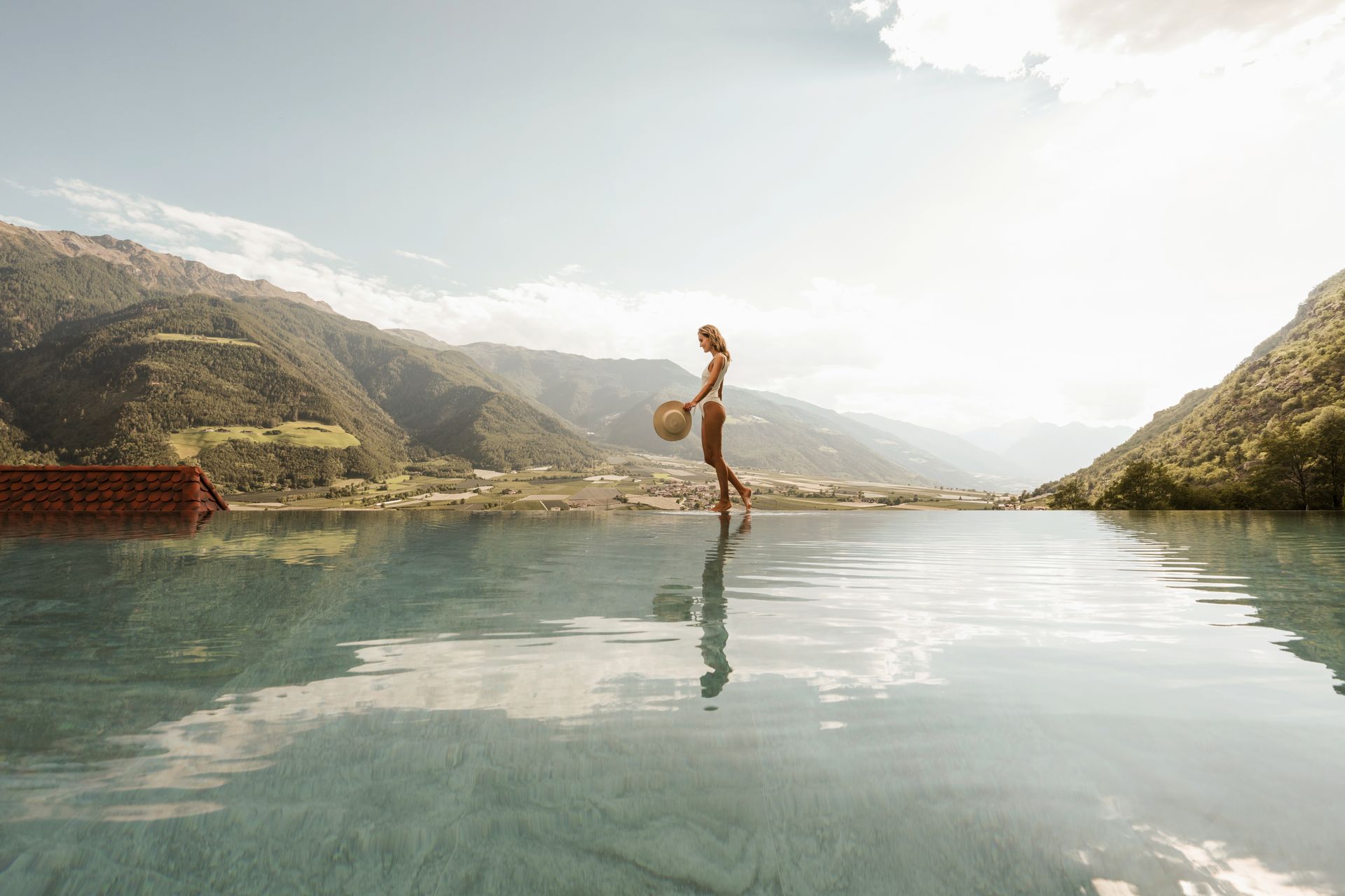 Luxusurlaub - Saunalandschaft: Textilsauna - Preidlhof***** Luxury DolceVita Resort