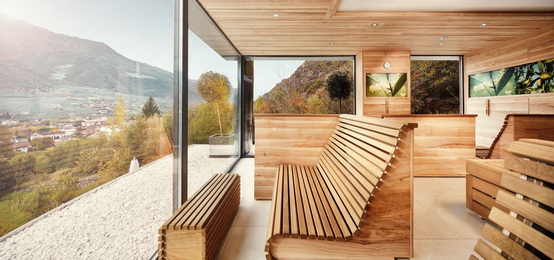 Luxusurlaub - Saunalandschaft: Textilsauna - Preidlhof***** Luxury DolceVita Resort