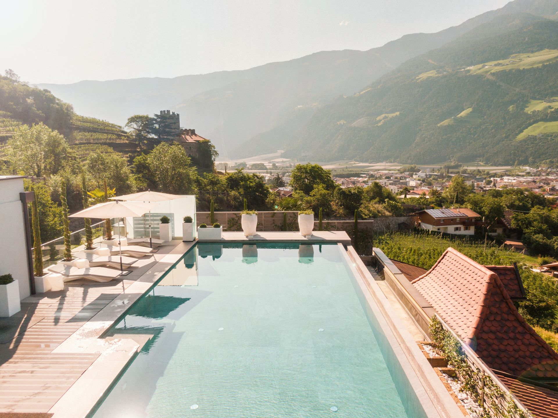 Luxusurlaub - Saunalandschaft: Textilsauna - Preidlhof***** Luxury DolceVita Resort