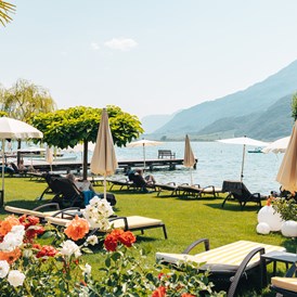 Luxushotel: Die großzügige Parkanlage - Parc Hotel am See