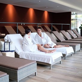 Luxushotel: exklusiver Ruhebereich für Hotelgäste "Gartenlounge" - Gesundheitsresort Lebensquell Bad Zell