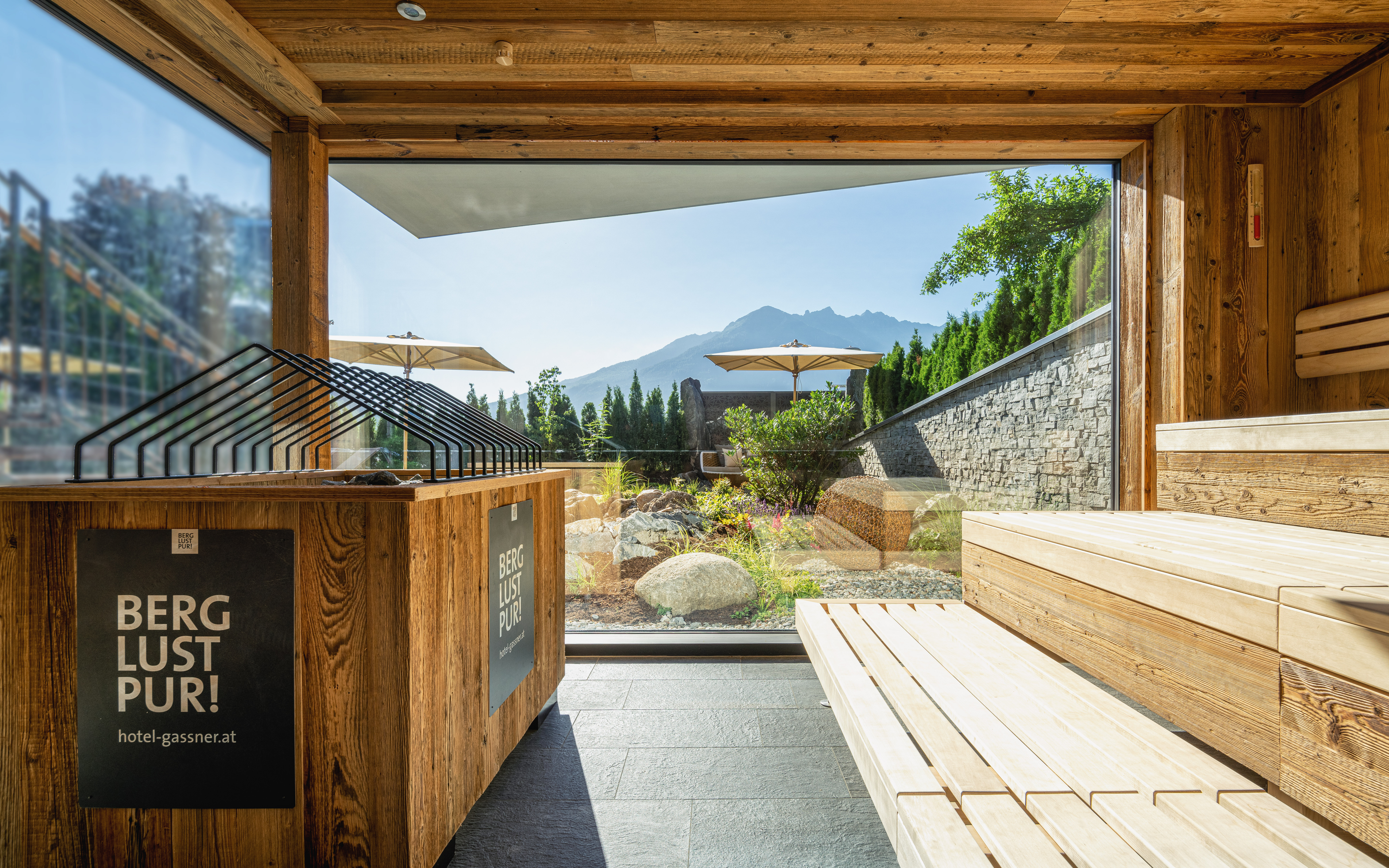 Luxusurlaub - PLZ 6335 (Österreich) - Panorama-Außensauna - Hotel Gassner****Superior