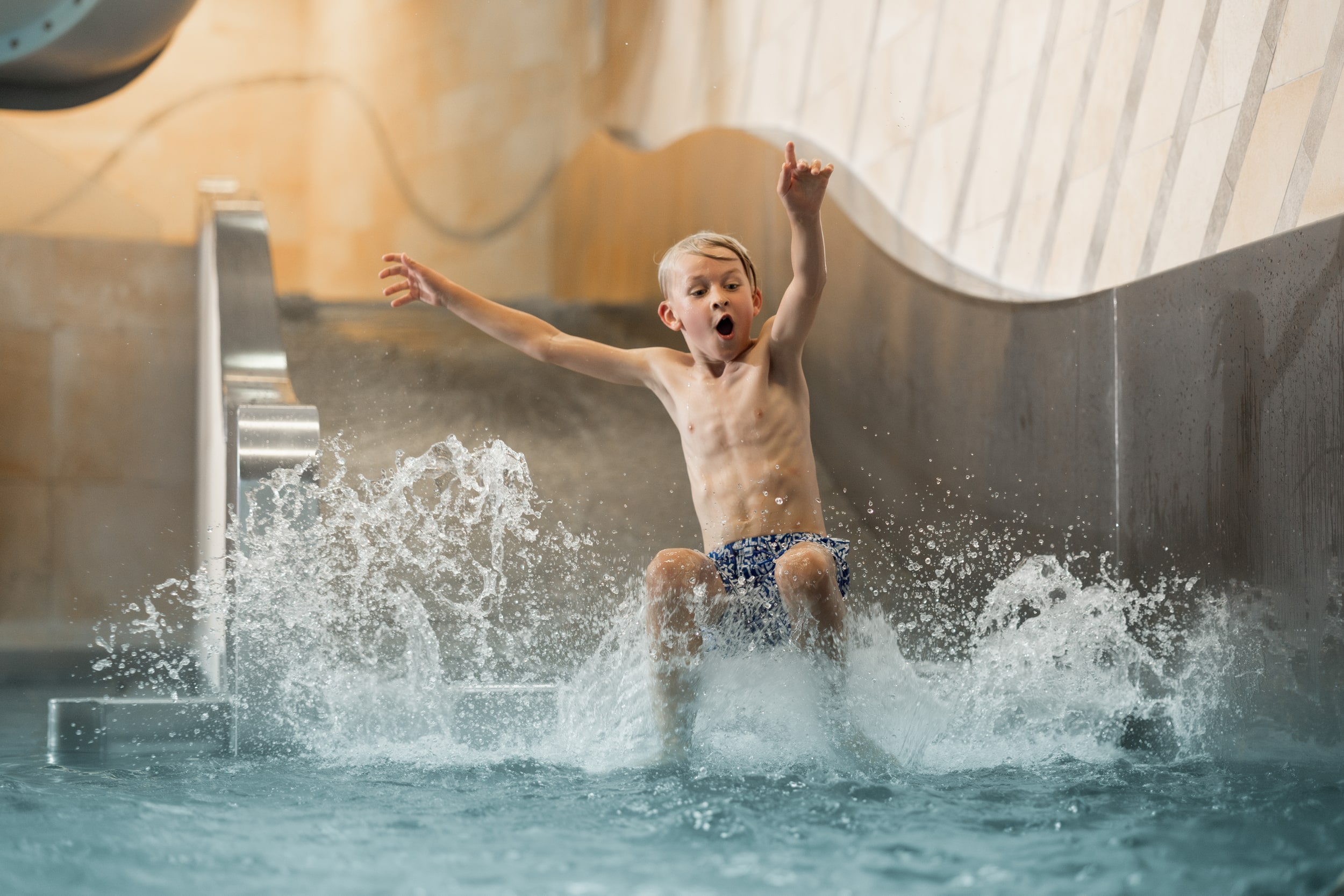 Luxushotel: Wasserrutsche für Kinder - Schlosshotel Fiss