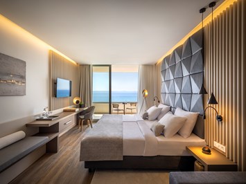 Aminess Khalani Hotel Zimmerkategorien Khalani Deluxe Zimmer mit Balkon und Meerblick