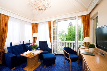 Luxushotel: Wohnzimmer Suite Fontenay - Hotel, Kneipp & Spa Fontenay "le petit château"