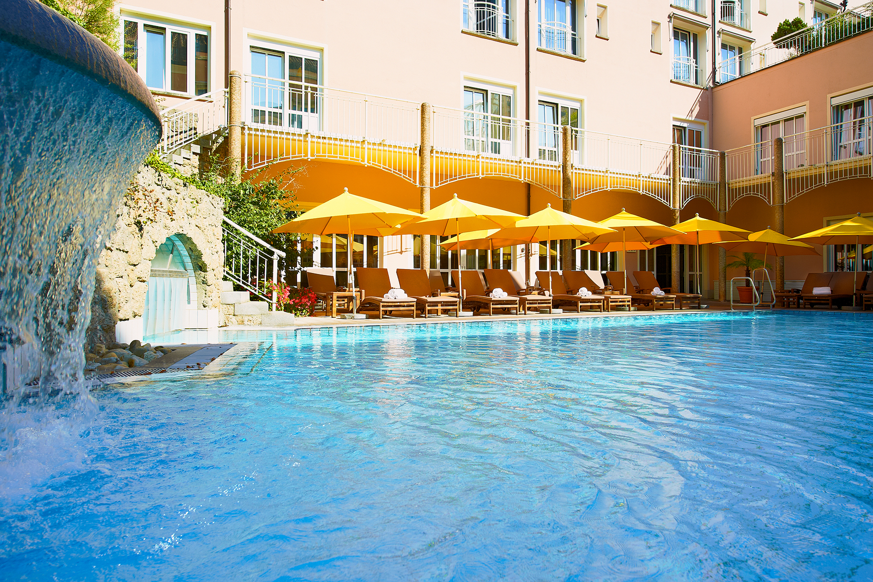 Luxusurlaub - Geinberg - Sportaußenpool - MAXIMILIAN HOTEL
