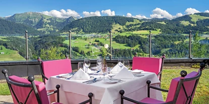 Luxusurlaub - Hirschegg (Mittelberg) - Restaurant-Terrasse - Allgäu Sonne
