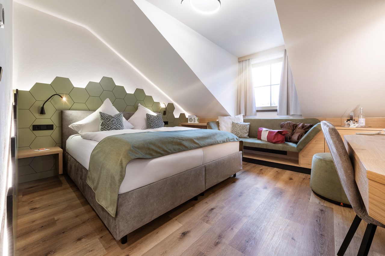 Landrefugium Obermüller | 360 ° Glück | 4,5 Sterne Zimmerkategorien Doppelzimmer Glücksnest