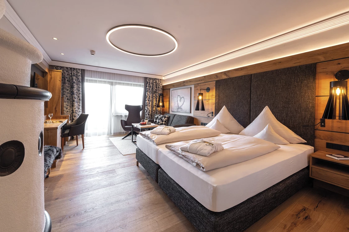 Luxushotel: Elegante Doppelzimmer in vielen Stilrichtungen - Wellness & SPA Resort Mooshof 