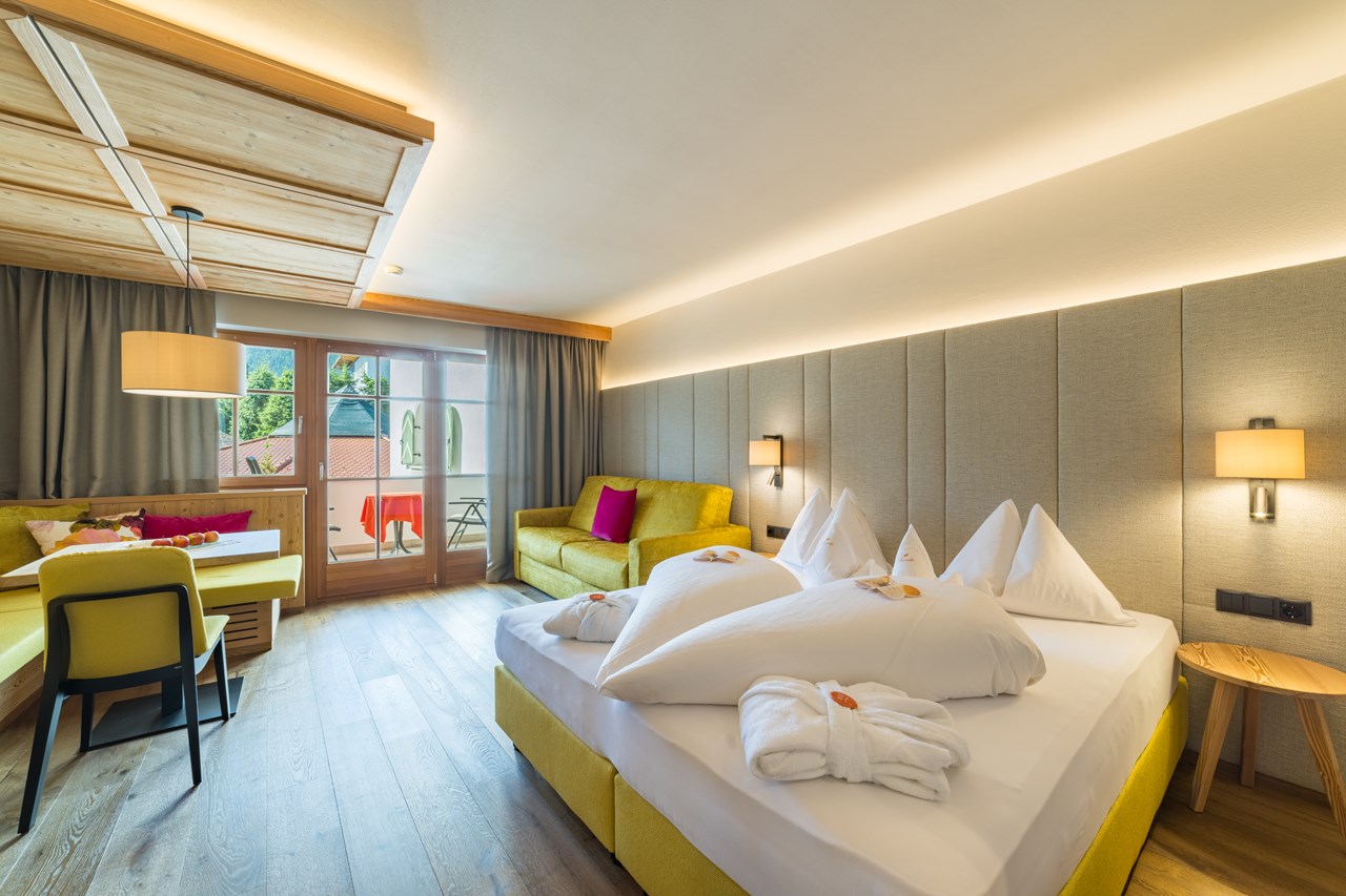 Mirabell Dolomites Hotel . Luxury . Ayurveda & Spa Zimmerkategorien Garten