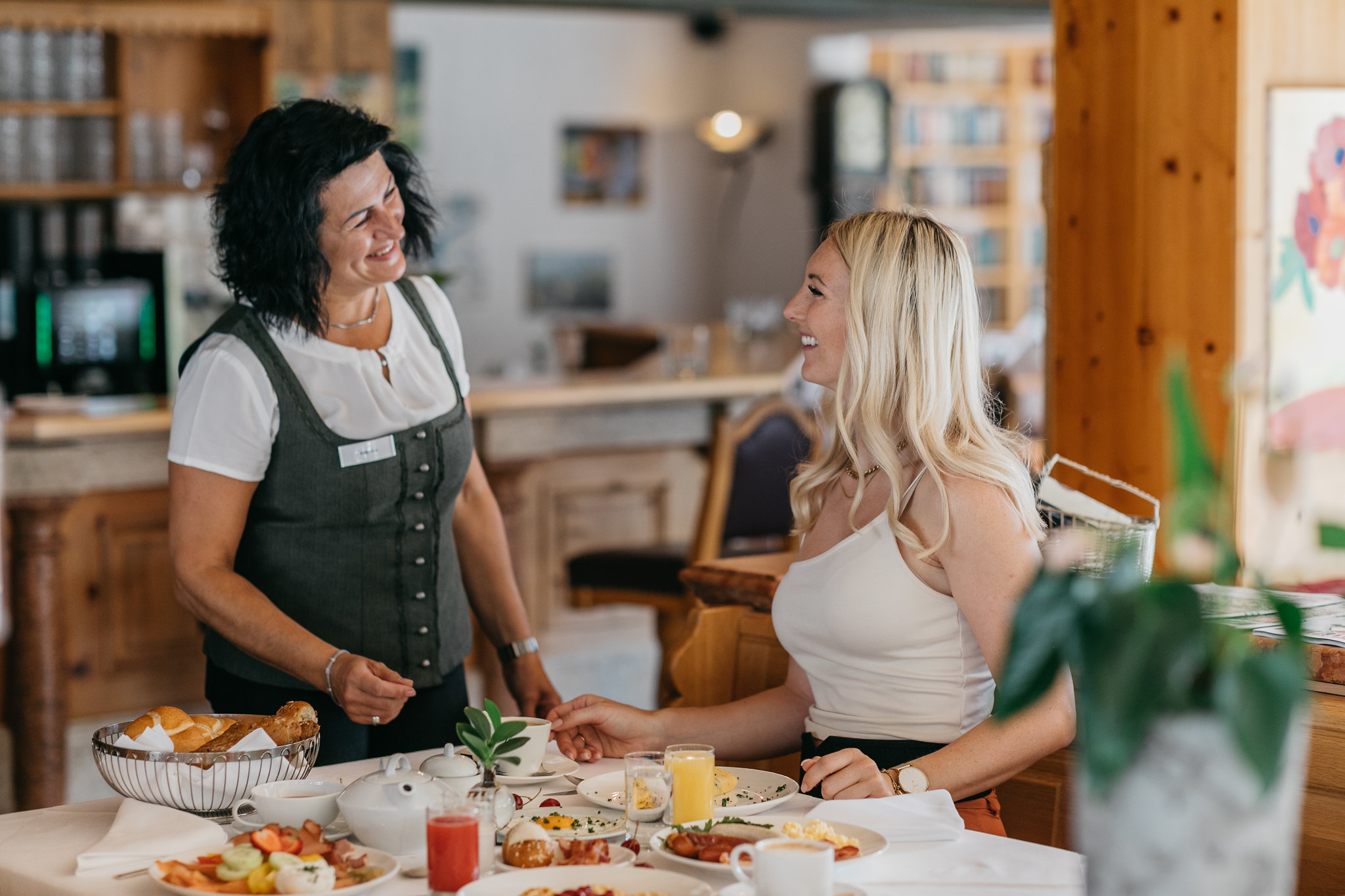 Luxushotel: Frühstück im Hotel Alpine Palace -  5* Hotel Alpine Palace