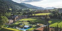 Luxusurlaub - Saunalandschaft: Dampfbad - Bio-Hotel Stanglwirt