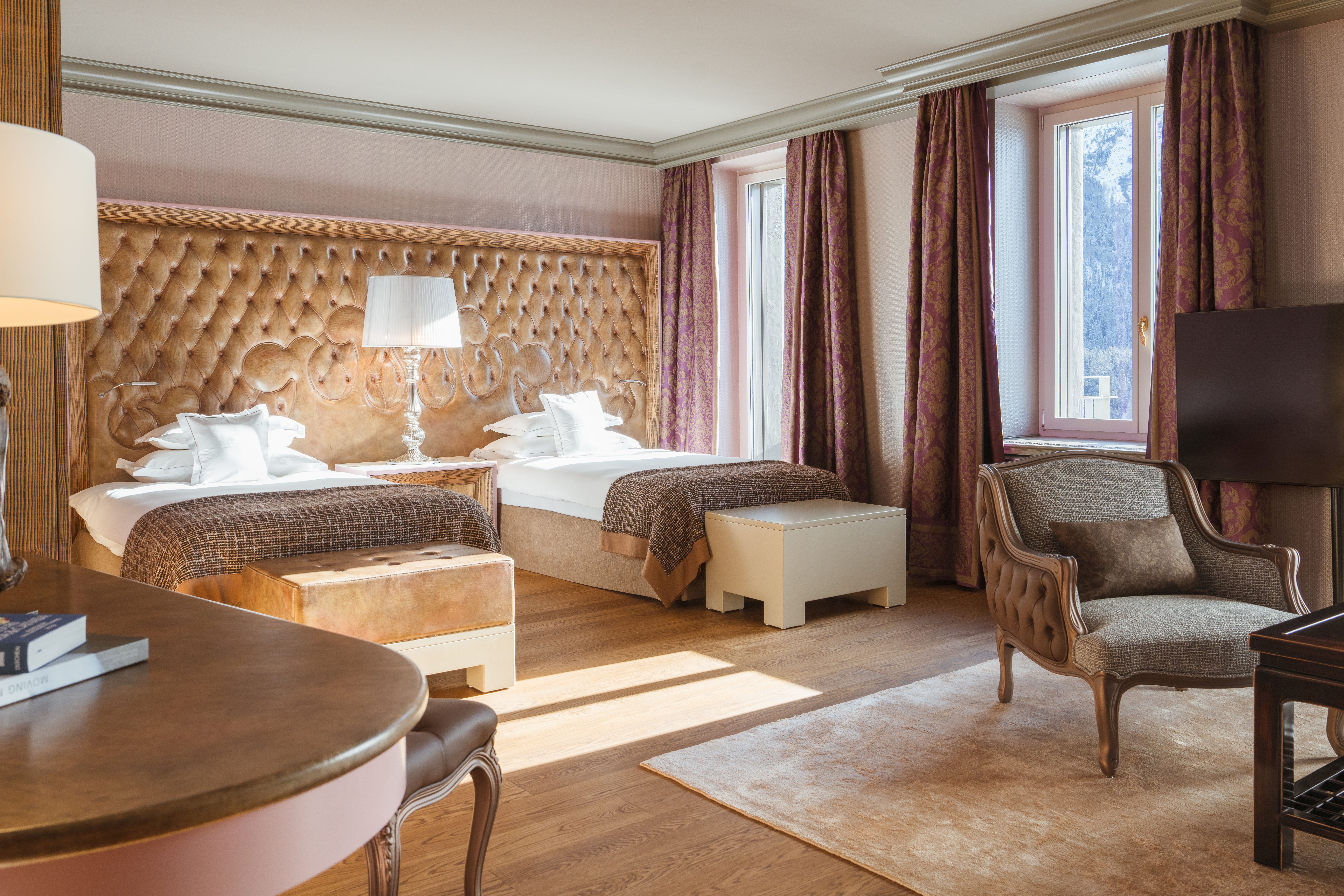 Carlton Hotel, St. Moritz Zimmerkategorien Twin Junior Suite