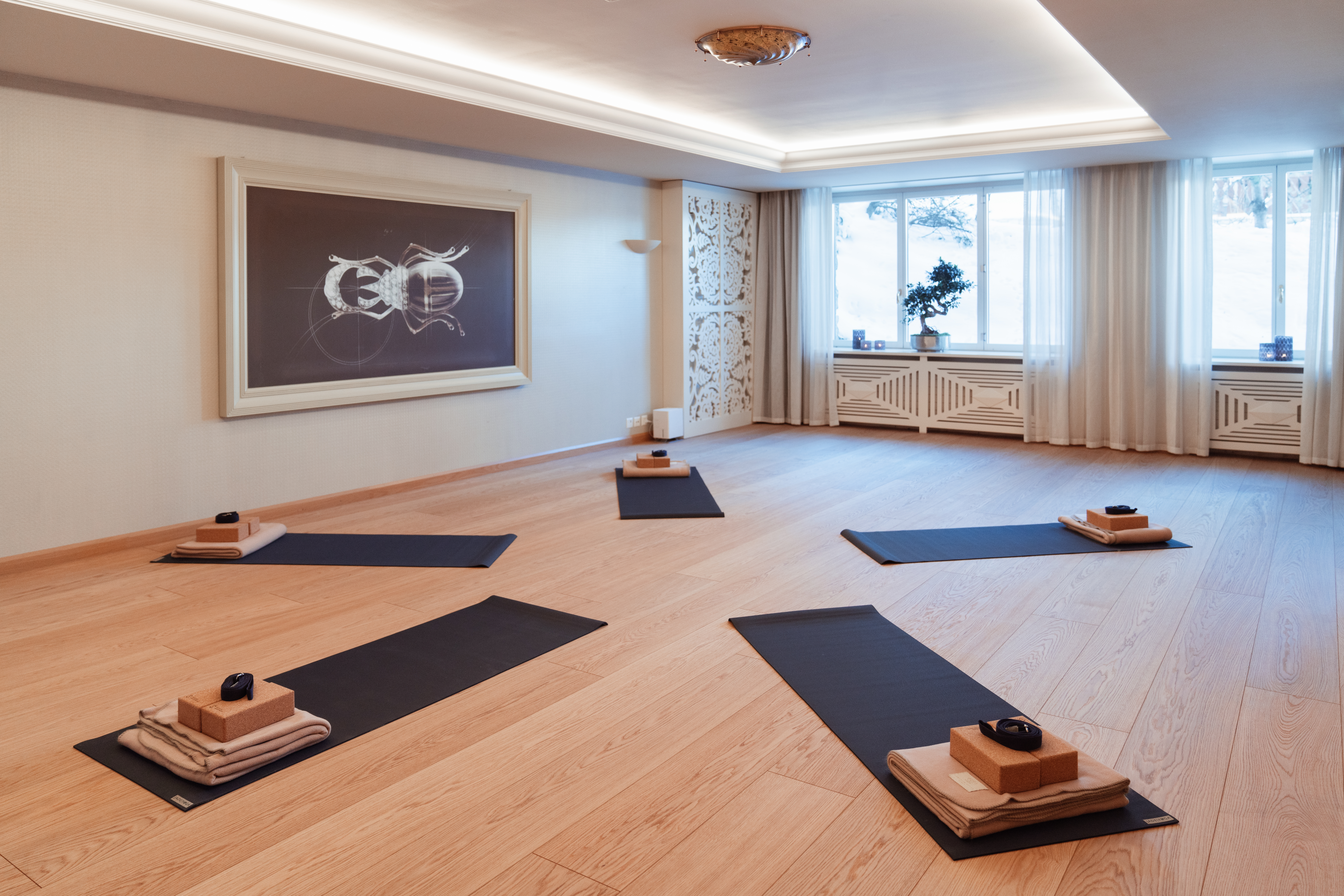 Luxushotel: Yoga  Carlton Hotel St Moritz - Carlton Hotel, St. Moritz