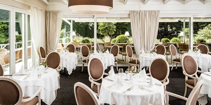Luxusurlaub - Sen Jan di Fassa - Restaurant Innenbereich - Classic Hotel Meranerhof