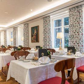 Luxushotel: Hotel Sacher Salzburg, Frühstücksbereich Salzachzimmer - Hotel Sacher Salzburg