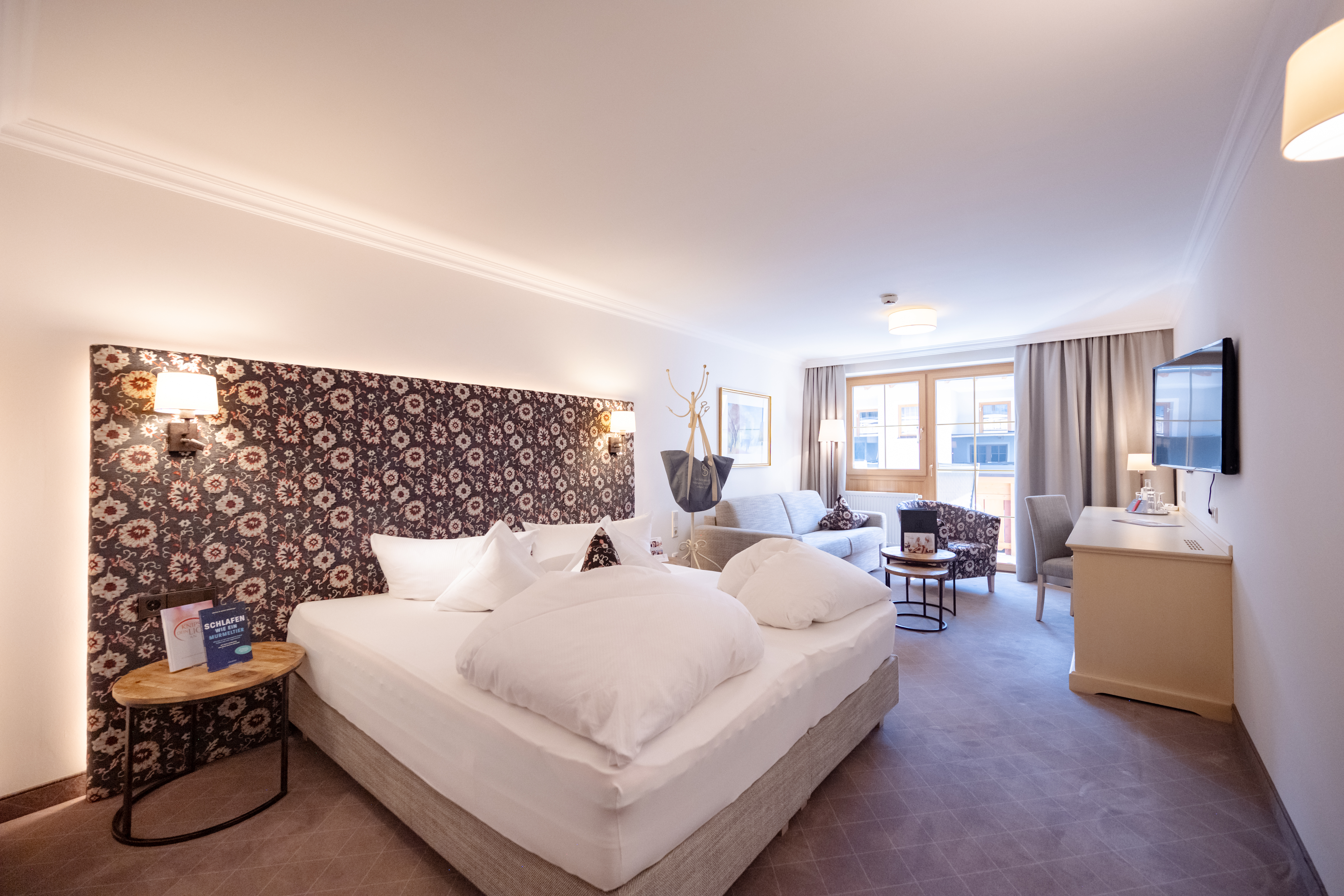 Hotel Salzburger Hof Zauchensee Zimmerkategorien Doppelzimmer "Alpenblüte"