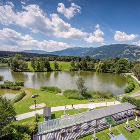 Luxushotel: Pergola und private Liegewiese am Ritzensee - Ritzenhof****S - Hotel & Spa am See