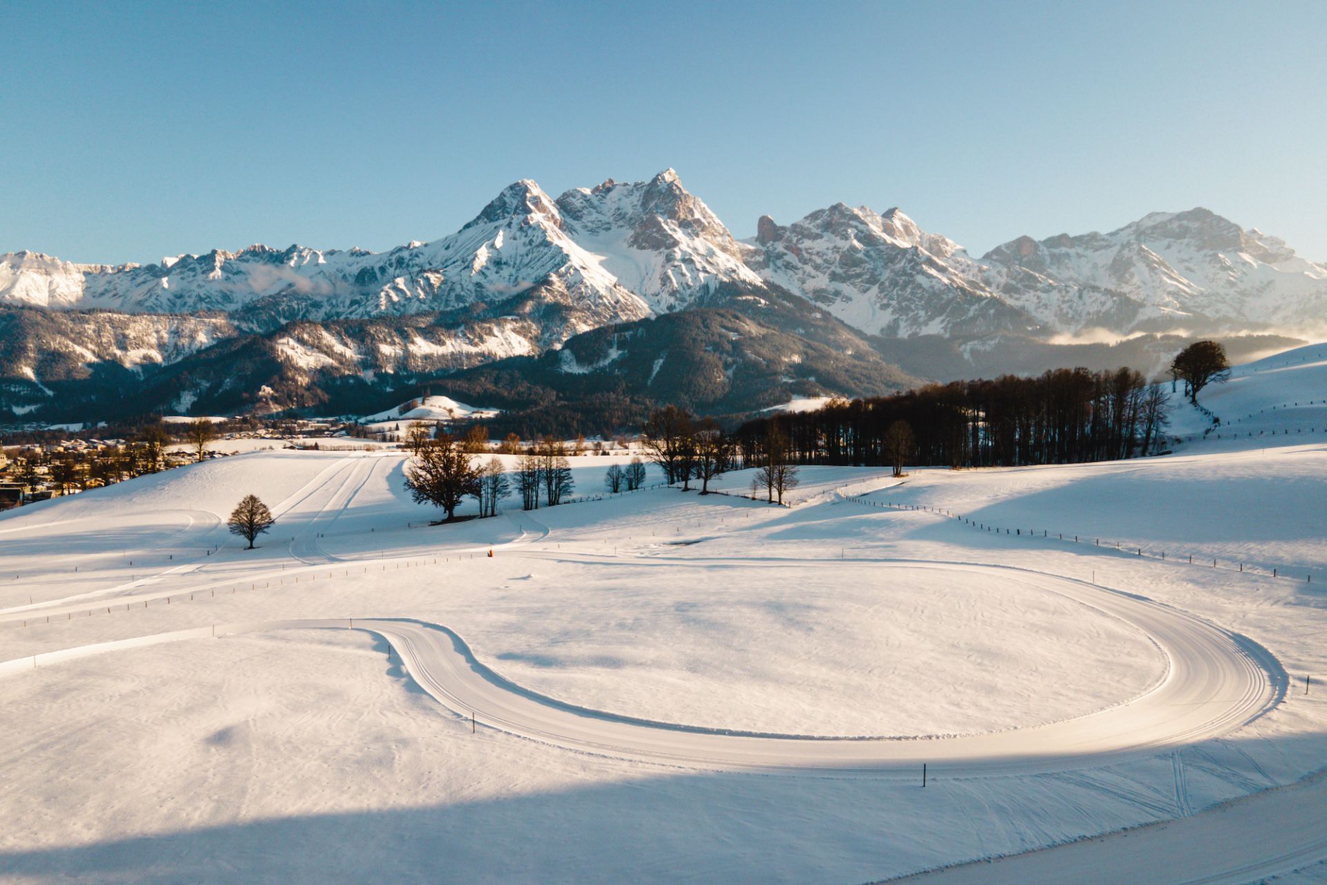 Luxushotel: Langlaufloipe direkt vor der Tür - Ritzenhof – Hotel und Spa am See