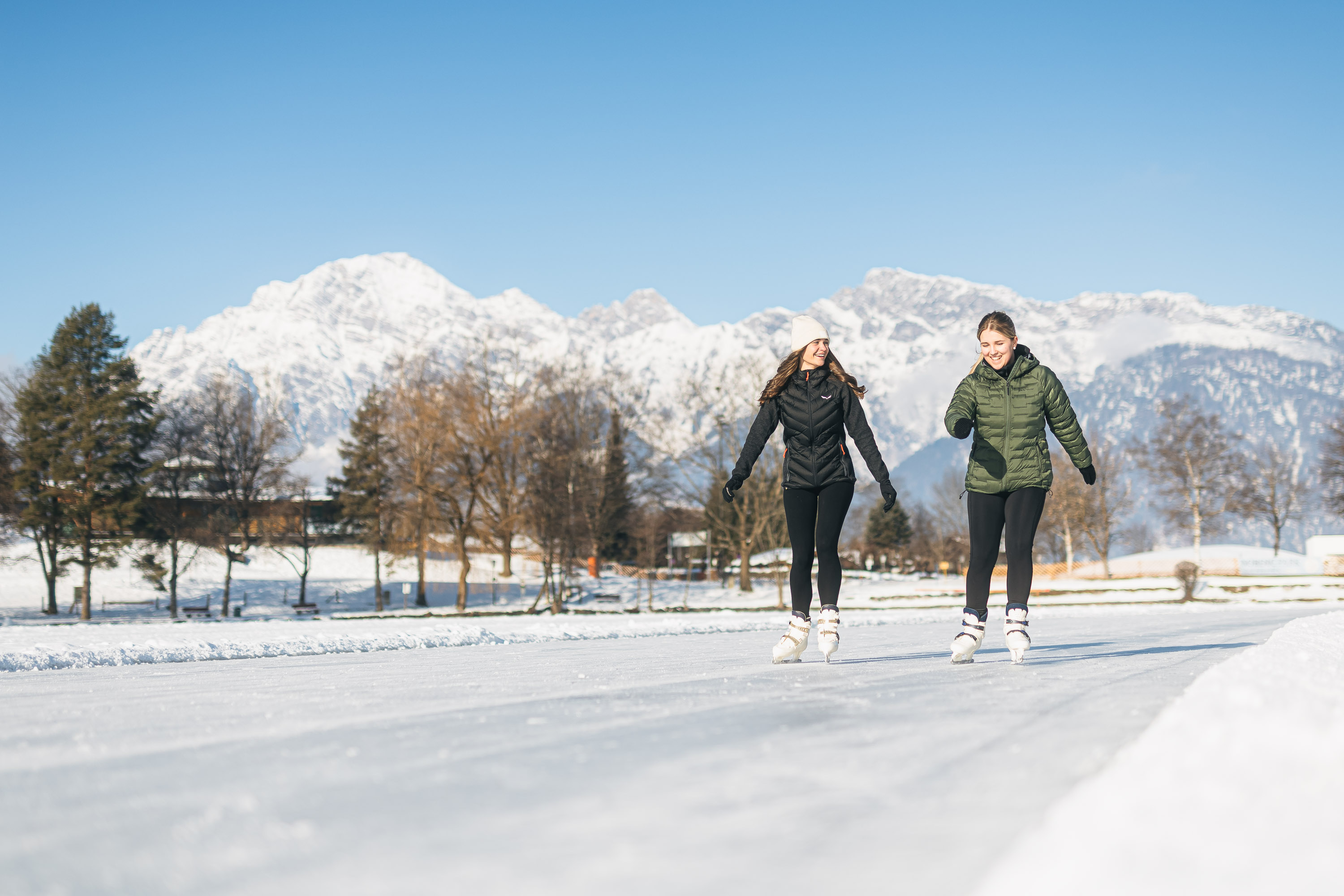 Luxushotel: Eislaufen auf dem Ritzensee - Ritzenhof – Hotel und Spa am See