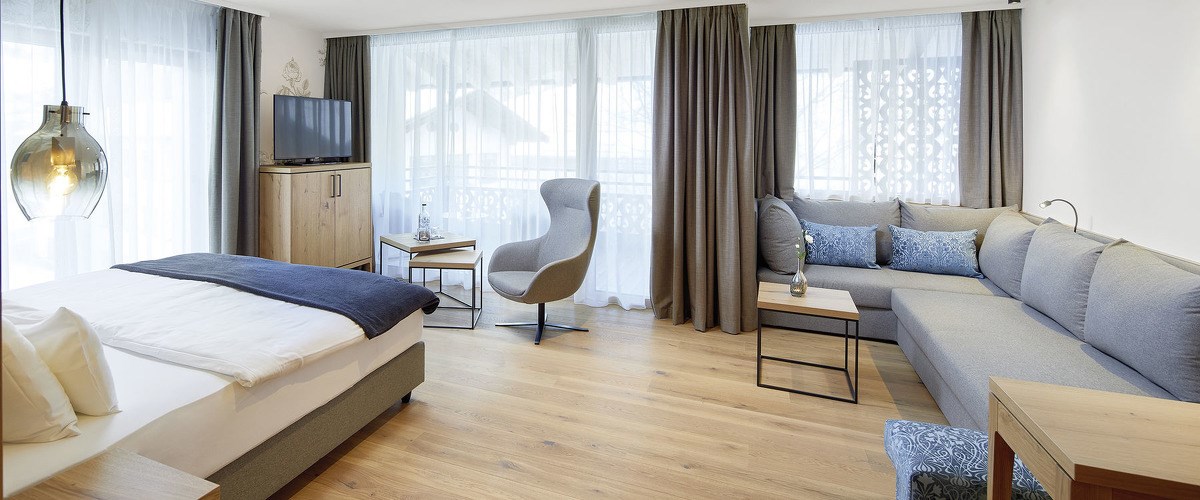 die HOCHKÖNIGIN - Mountain Resort Zimmerkategorien SKY Suite HOCHKÖNIGIN für 2 bis 4 Personen mit ca. 55,5 m²
