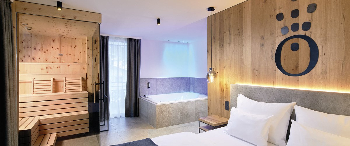 die HOCHKÖNIGIN - Mountain Resort Zimmerkategorien Penthouse SPA Suite HOCHKÖNIGIN für 2 bis 4 Personen mit ca. 109 m²