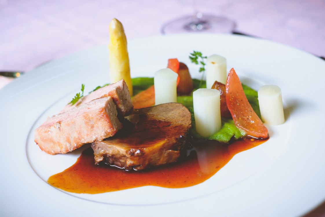 Luxushotel: Speisen im Restaurant Florian - Parkhotel Graz