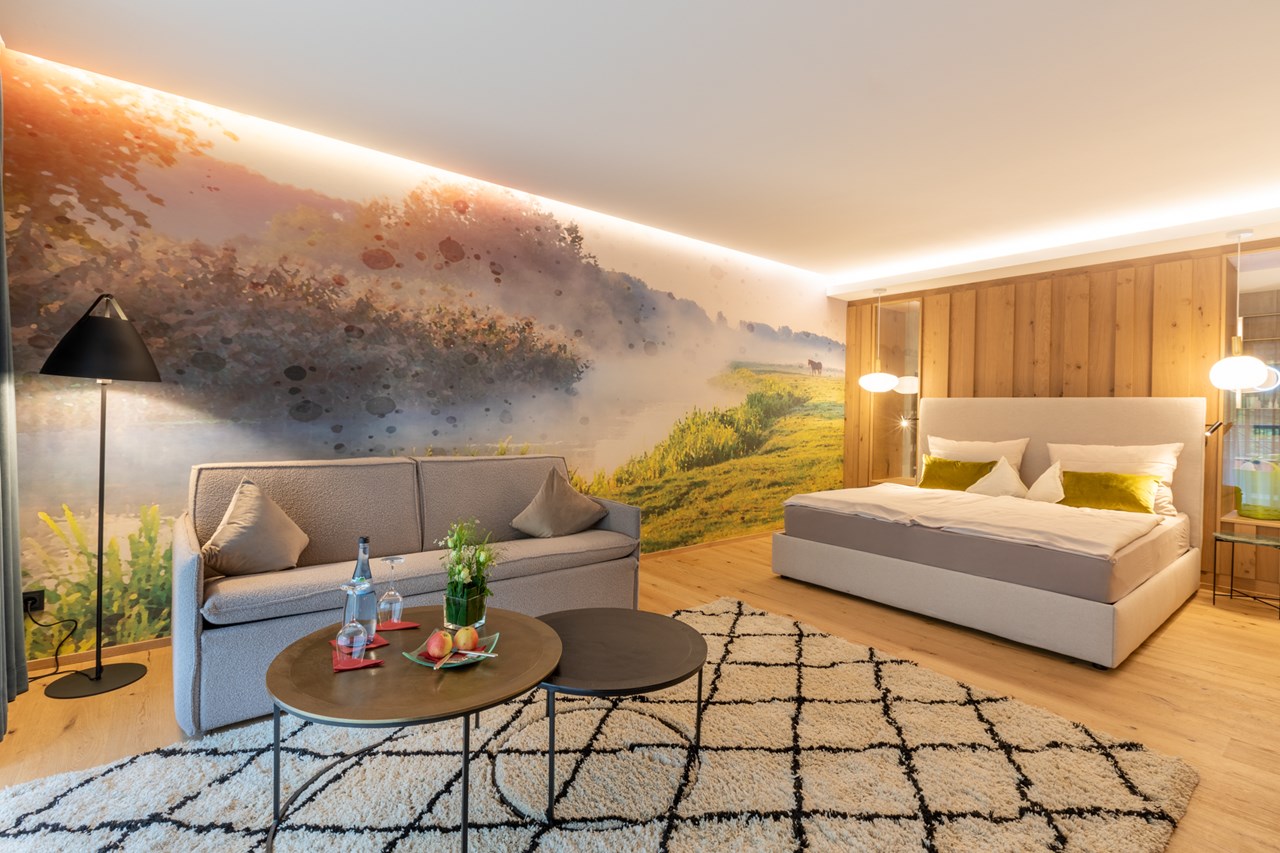 Sackmann Genuss & SPA Resort Zimmerkategorien Juniorsuite Design Haselbach