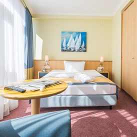 Luxushotel: Einzelzimmer - Strand-Hotel Hübner