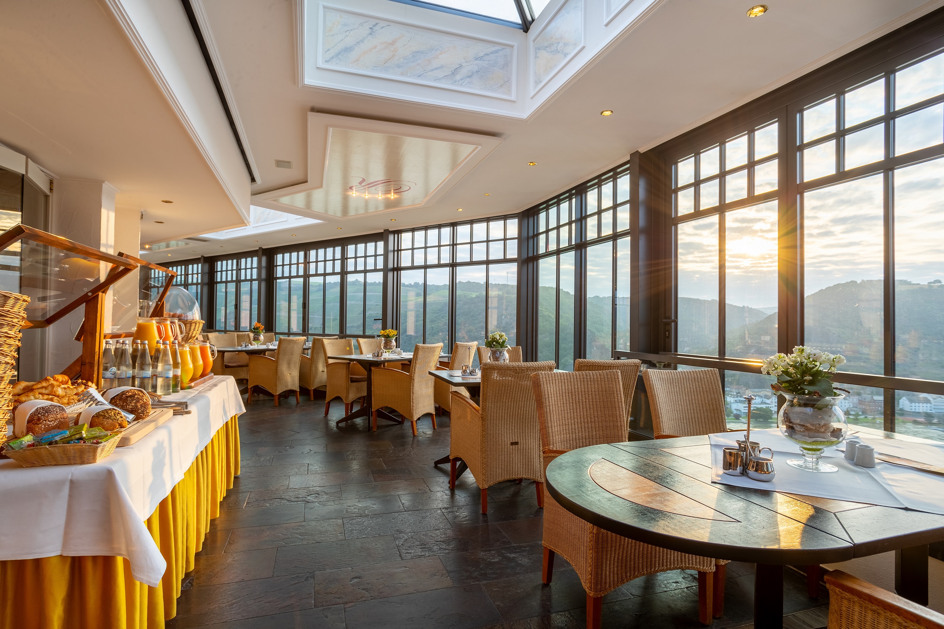 Luxusurlaub - Rheinland-Pfalz - Frühstück - Hotel Schloss Rheinfels