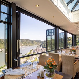 Luxushotel: Restaurant - Hotel Schloss Rheinfels