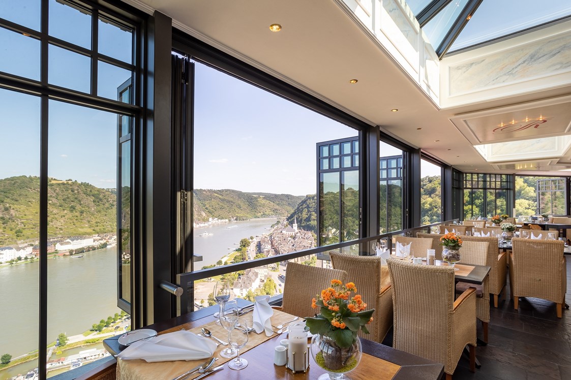Luxushotel: Restaurant - Hotel Schloss Rheinfels