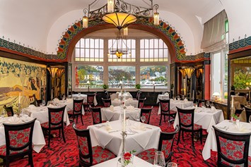 Luxushotel: Das mehrfach ausgezeichnete Restaurant „Belle Epoque“ - Romantik Jugendstilhotel Bellevue