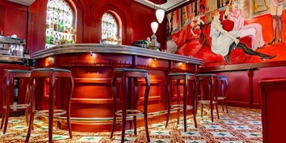 Luxusurlaub - Parkplatz: gebührenpflichtig in Gehweite - DIE BAR IM PARISER JUGENDSTIL - Romantik Jugendstilhotel Bellevue