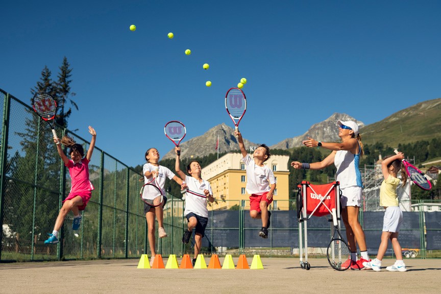 Kulm Hotel St. Moritz Ausflugsziele Sommer - Tennis
