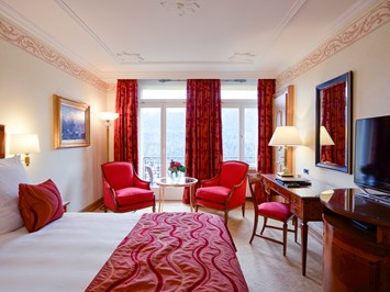 Kulm Hotel St. Moritz Zimmerkategorien Deluxe Einzelzimmer Seeseite Süd