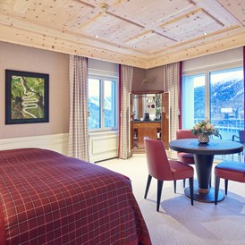 Luxushotel: Junior Suite Deluxe Süd - Kulm Hotel St. Moritz