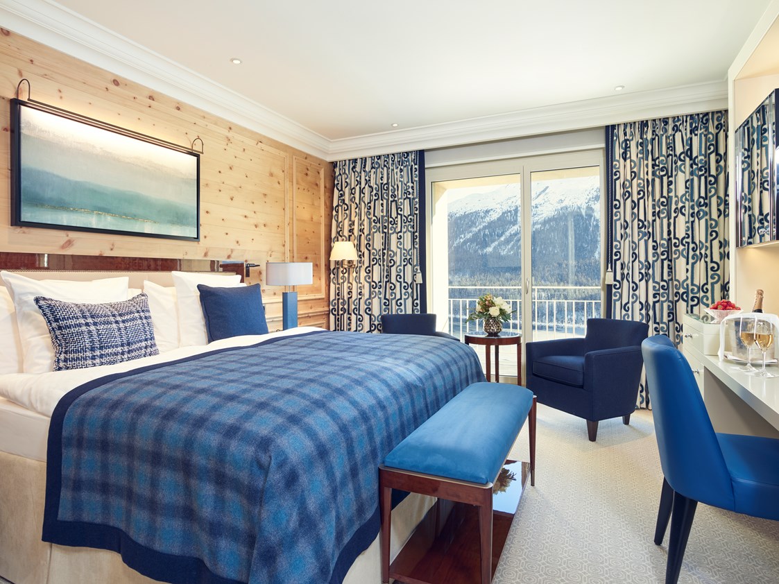 Luxushotel: Doppelzimmer Superior Süd - Kulm Hotel St. Moritz
