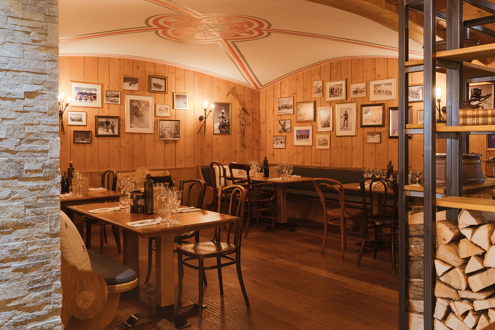 Luxushotel: Restaurant the Basement - Tschuggen Grand Hotel