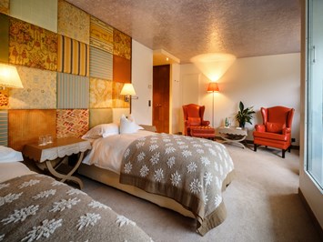 Tschuggen Grand Hotel Zimmerkategorien  Deluxe Doppelzimmer