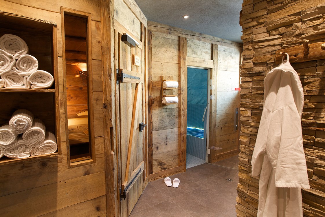 Luxushotel: Wellness im Hotel Belvedere Grindelwald: Finnische Sauna und Gletscher-Dampfbad - Belvedere Swiss Quality Hotel Grindelwald