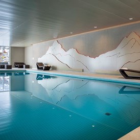 Luxushotel: Wellness im Hotel Belvedere Grindelwald: Schwimmbad, 6x14m - Belvedere Swiss Quality Hotel Grindelwald