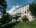 Luxushotel: Aussenaussicht Hotel Saratz - Hotel Saratz