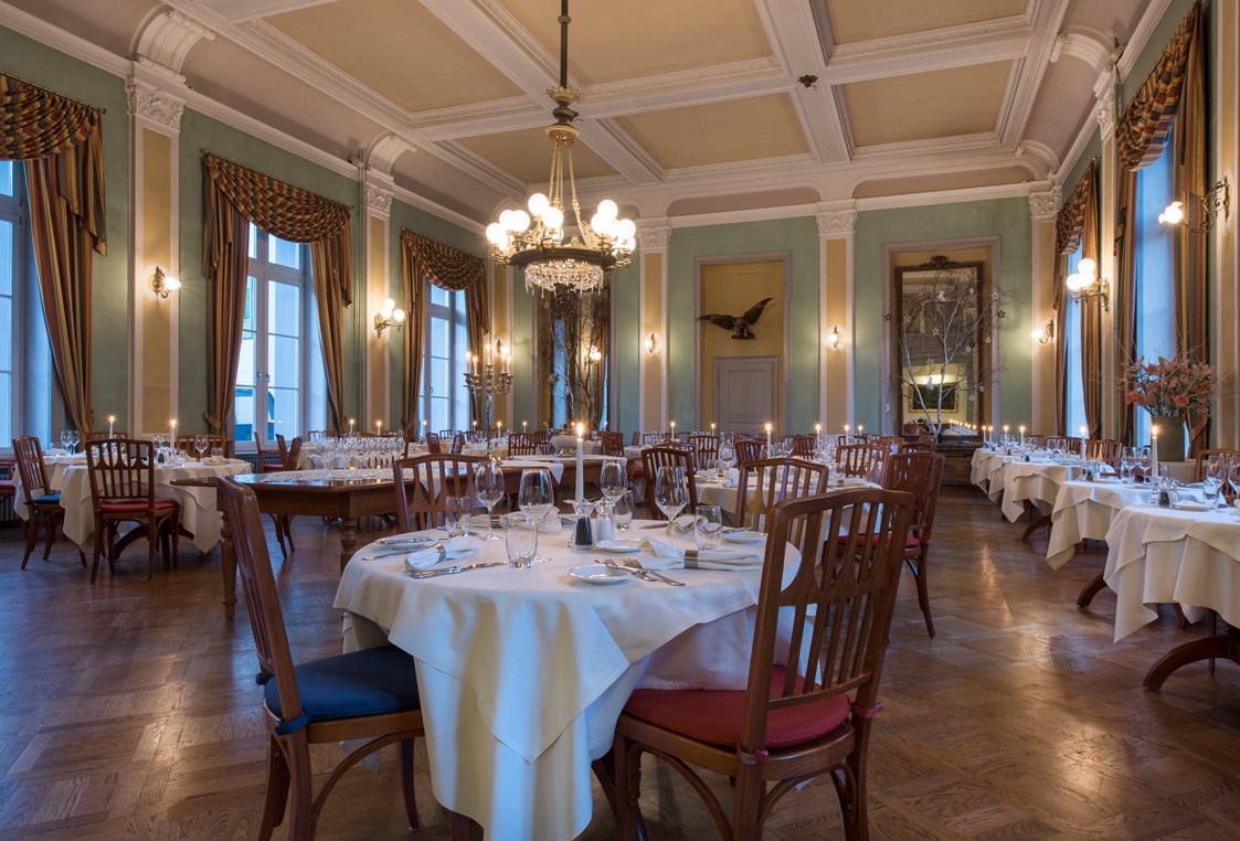 Luxushotel: Jugendstil Restaurant - Hotel Saratz