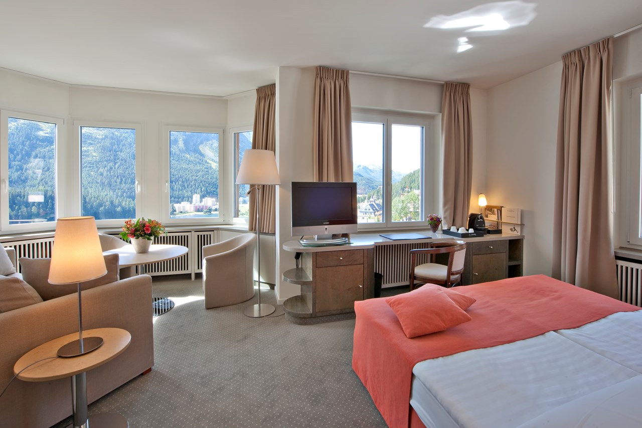Hotel Schweizerhof Zimmerkategorien Junior Suite Corvatsch