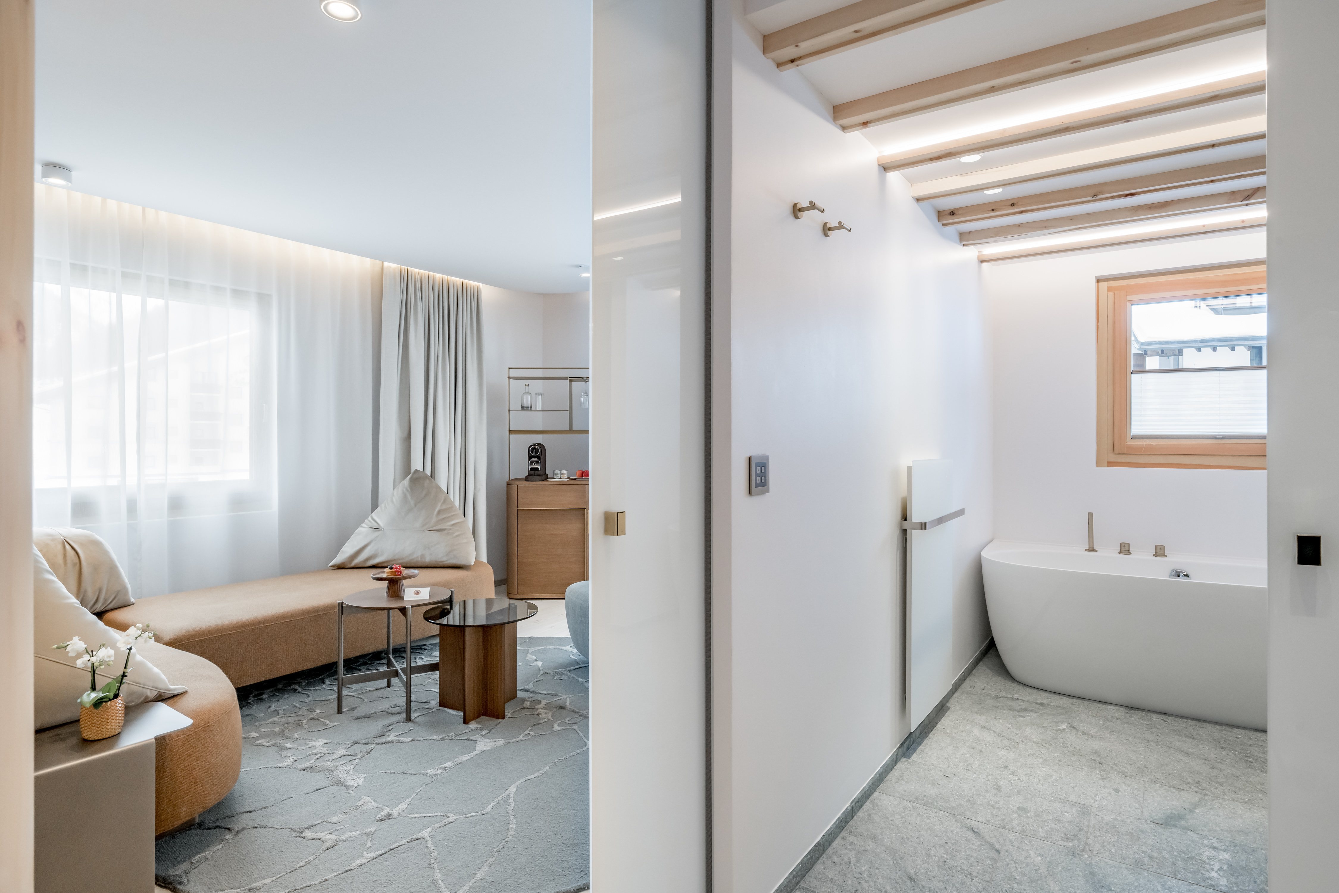 Relais & Châteaux Chasa Montana Zimmerkategorien Living Suite