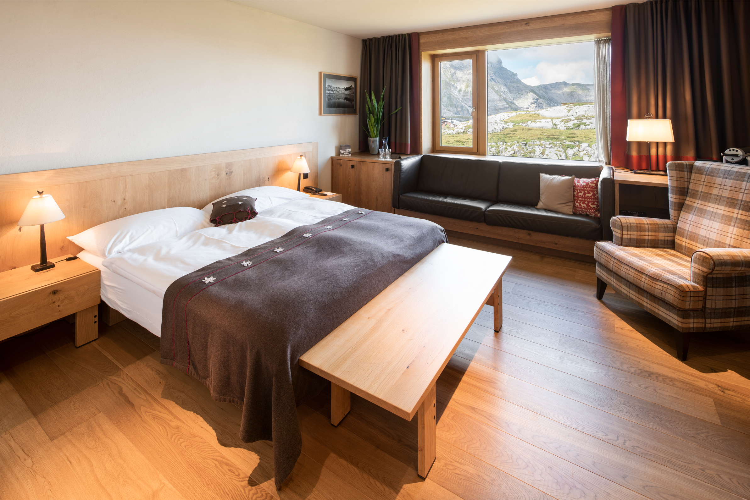 Frutt Mountain Resort Zimmerkategorien Doppelzimmer Budget Bergsicht