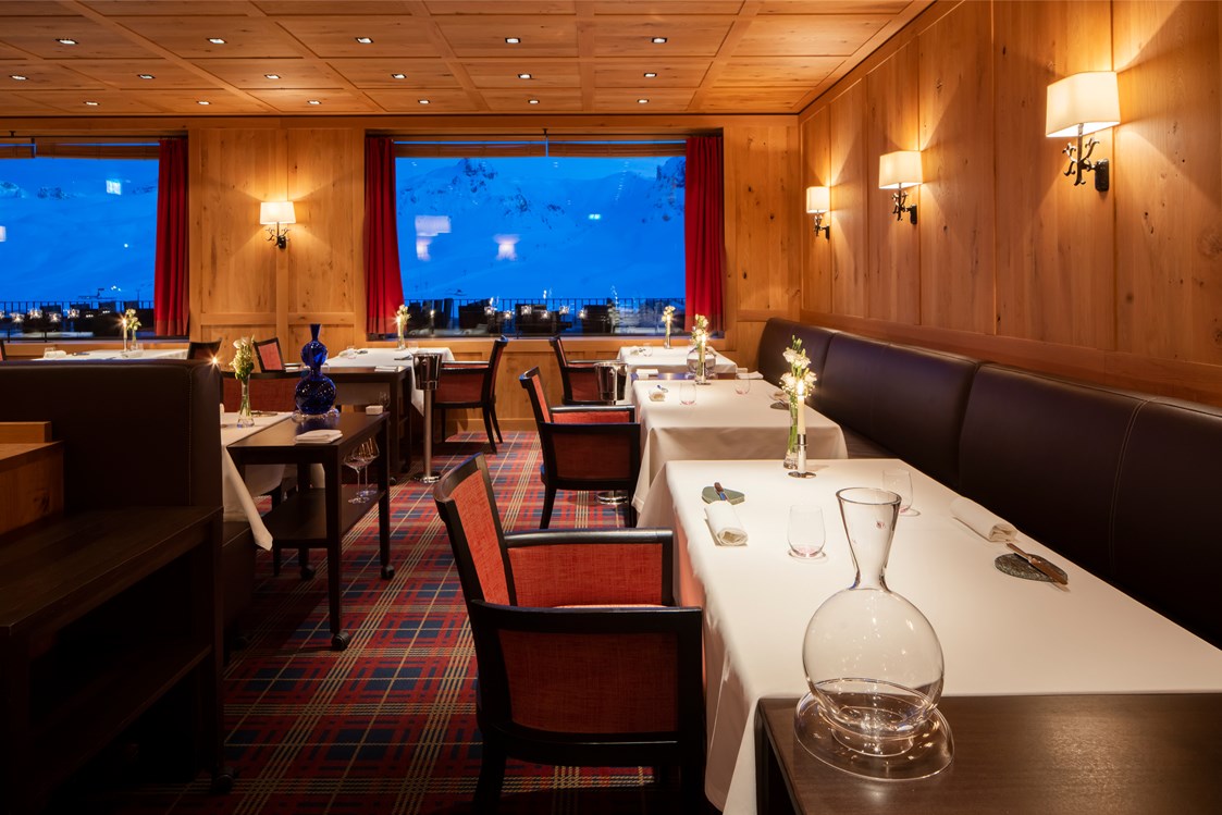 Luxushotel: Gourmet Restaurant Stübli, Winter - Frutt Mountain Resort