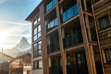 Luxushotel: Zimmer und Appartements mit Aussicht auf das Matterhorn. - Resort La Ginabelle