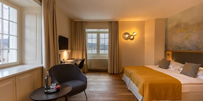 Luxusurlaub - Parkplatz: gebührenpflichtig in Gehweite - Komfortzimmer  - Romantik Seehotel Sonne